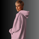 Fluffy Boxcut Zipper - Pink