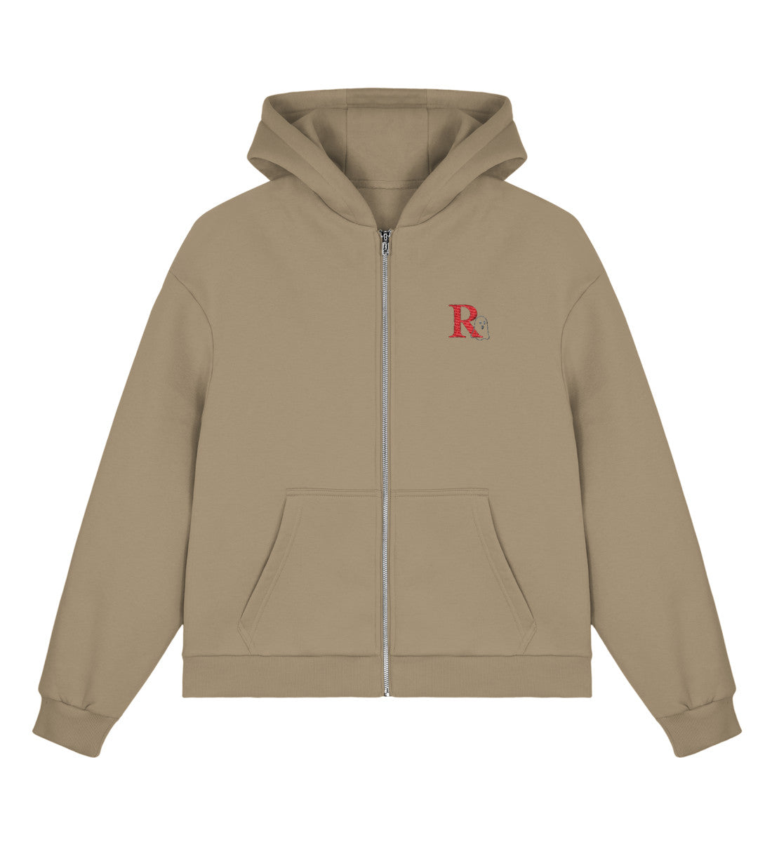Boxcut Zipper unisex U.Beige