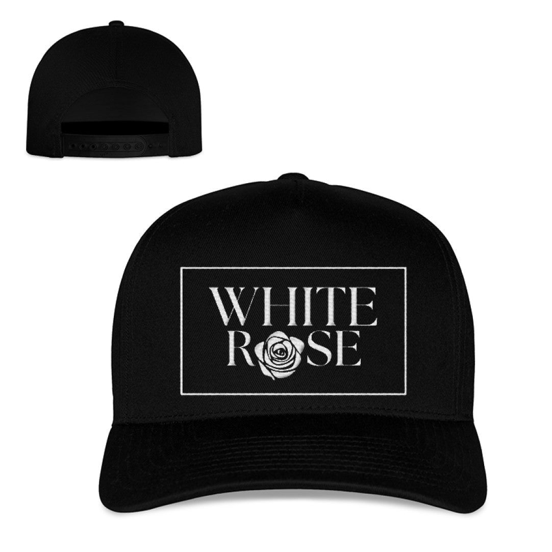 Rose blanche - Snapback classique courbé FLEXFIT