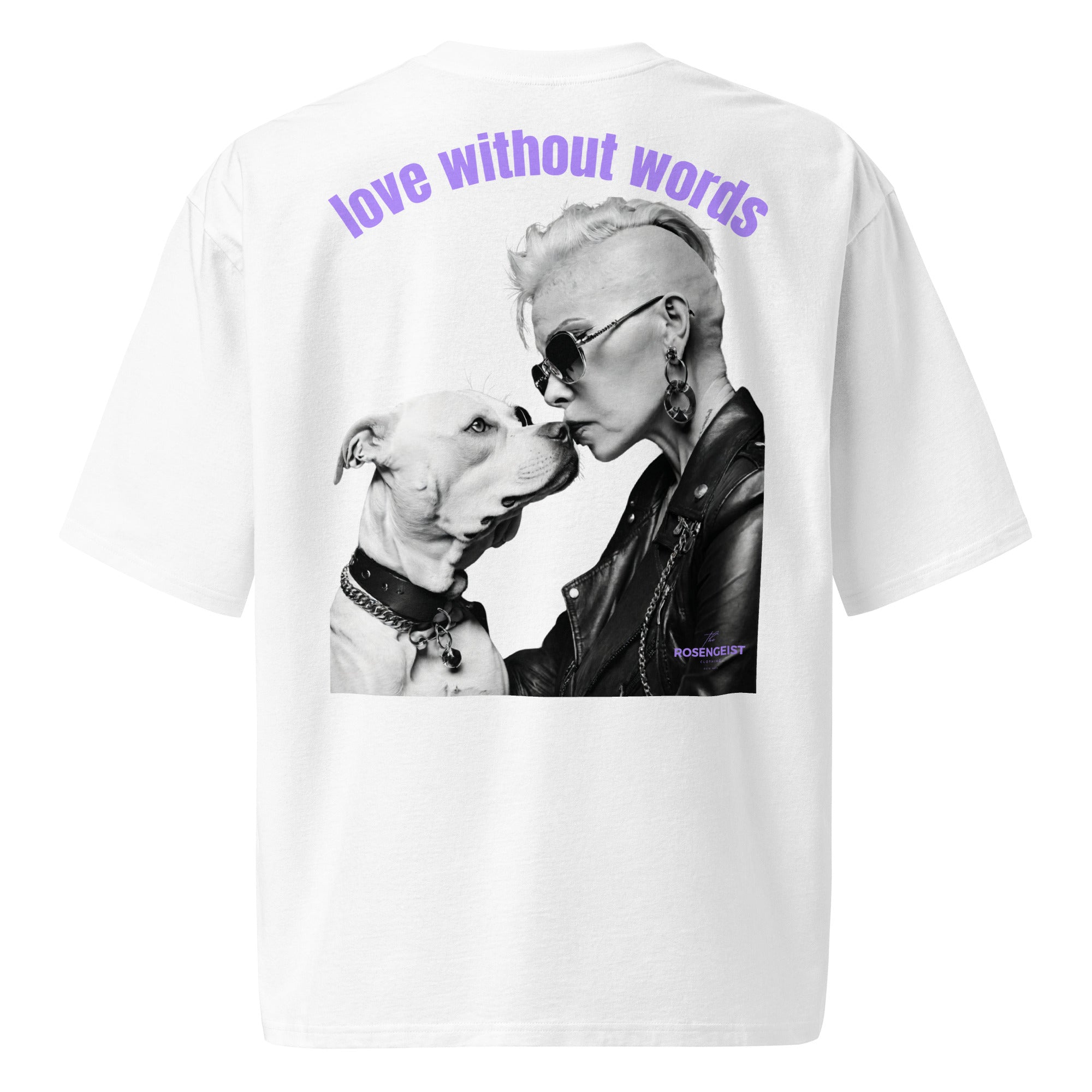 Love without words oversized T-Shirt unisex