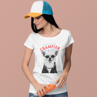 Crazy Critters Champion Rollup T-Shirt Women