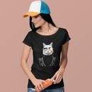 Crazy Critters Cool Cat Rollup T-Shirt Women